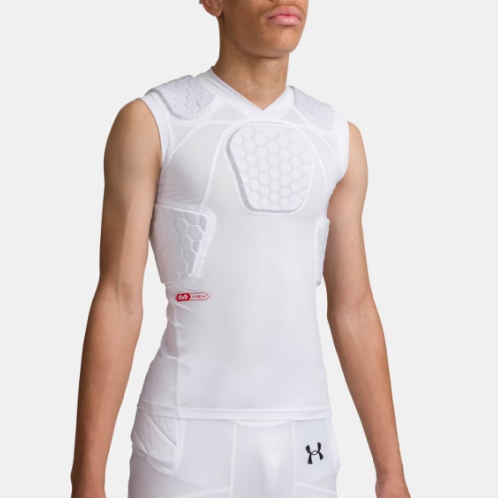 NWT Under Armour Gameday Armour Pro Kids’ 6-Pad Top - Size Youth Large
